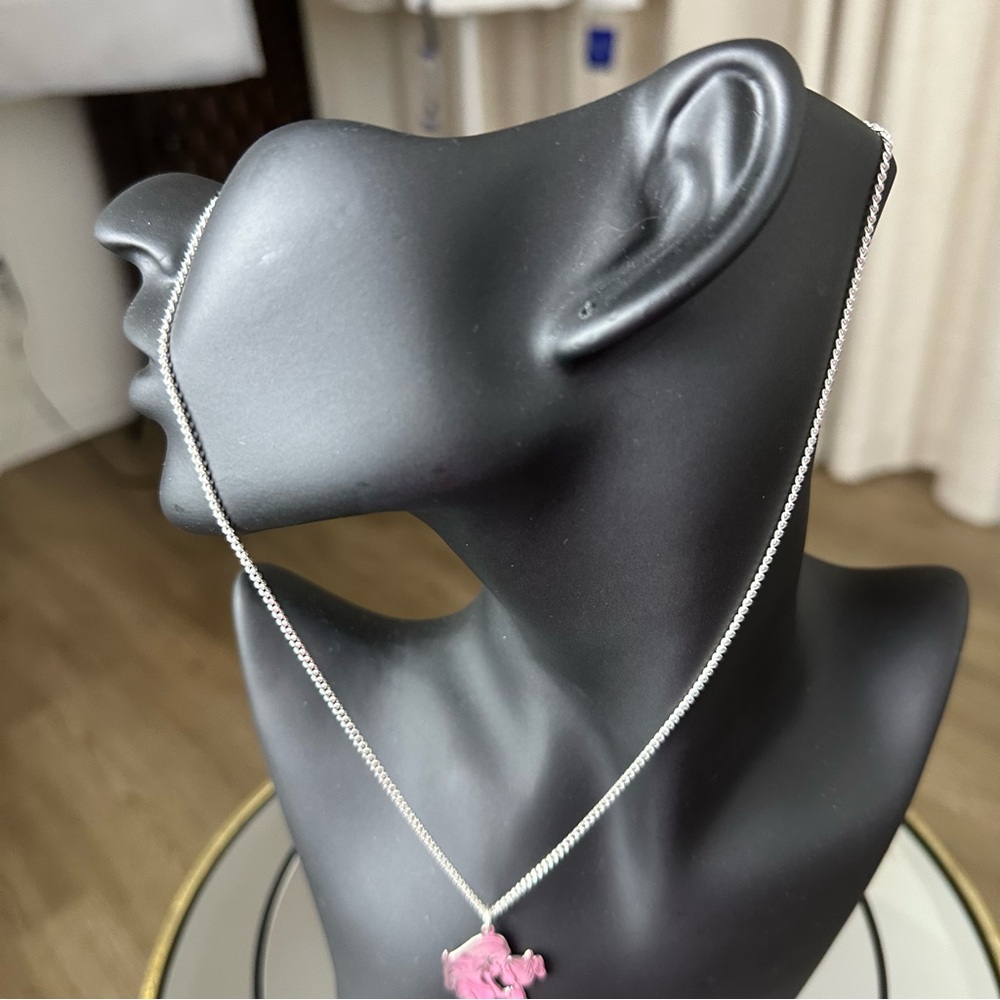 Sterling Silver 925 Necklace Mother & Daughter Pendant - Picture 9 of 12
